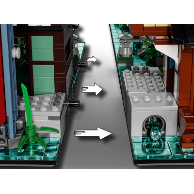 Блочный конструктор LEGO Ninjago Сады Ниндзяго (71741)