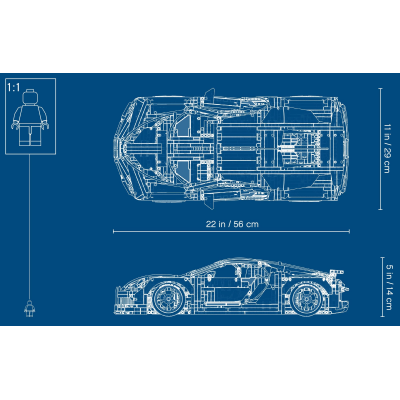 Авто-конструктор LEGO Technic Bugatti Chiron (42083)