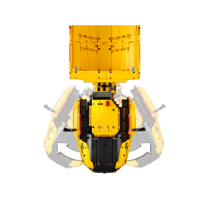 Блочный конструктор LEGO Technic Cамосвал 6x6 Volvo (42114) на дистанционном управлении