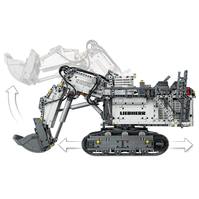 Блочный конструктор LEGO TECHNIC Экскаватор Liebherr R 9800 (42100) на дистанционном управлении
