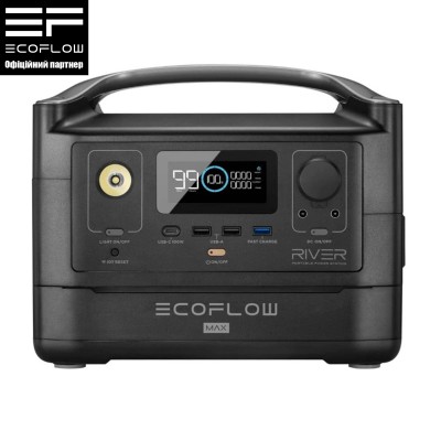 Портативная зарядная станция EcoFlow RIVER Max (EFRIVER600MAX-EU)