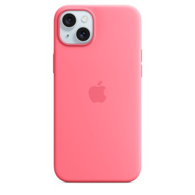 Чехол iPhone 15 Plus Silicone Case with MagSafe - Pink (MWNE3)