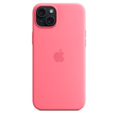 Чохол iPhone 15 Plus Silicone Case with MagSafe - Pink (MWNE3)