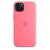 Чохол iPhone 15 Plus Silicone Case with MagSafe - Pink (MWNE3)