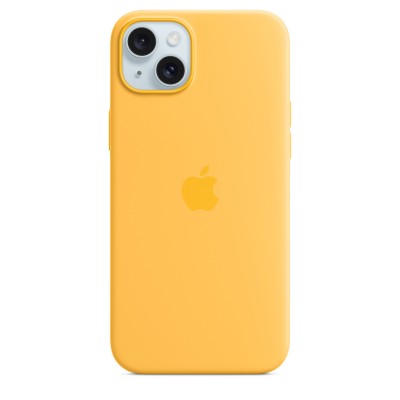 Чехол iPhone 15 Plus Silicone Case with MagSafe - Sunshine (MWNF3)