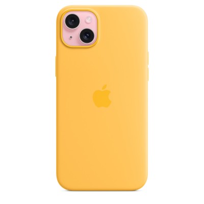 Чехол iPhone 15 Plus Silicone Case with MagSafe - Sunshine (MWNF3)