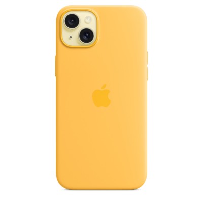 Чехол iPhone 15 Plus Silicone Case with MagSafe - Sunshine (MWNF3)