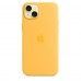 Чехол iPhone 15 Plus Silicone Case with MagSafe - Sunshine (MWNF3)