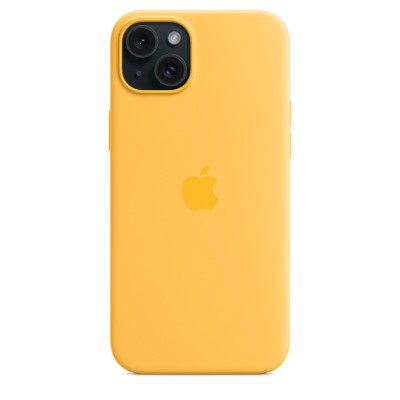 Чехол iPhone 15 Plus Silicone Case with MagSafe - Sunshine (MWNF3)