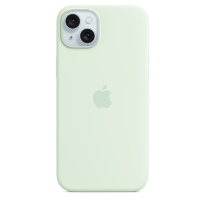 Чехол iPhone 15 Plus Silicone Case with MagSafe - Soft Mint (MWNG3)
