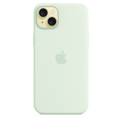 Чехол iPhone 15 Plus Silicone Case with MagSafe - Soft Mint (MWNG3)