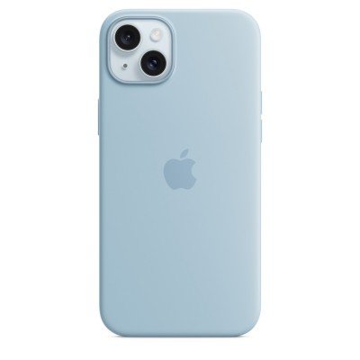Чехол iPhone 15 Plus Silicone Case with MagSafe - Light Blue (MWNH3)