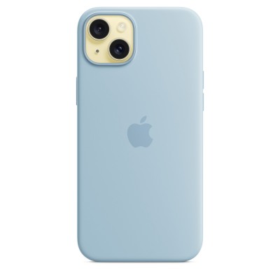 Чехол iPhone 15 Plus Silicone Case with MagSafe - Light Blue (MWNH3)