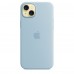 Чехол iPhone 15 Plus Silicone Case with MagSafe - Light Blue (MWNH3)