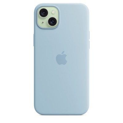 Чехол iPhone 15 Plus Silicone Case with MagSafe - Light Blue (MWNH3)