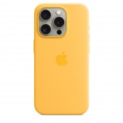 Чохол iPhone 15 Pro Max Silicone Case with MagSafe - Sunshine (MWNK3, MWNP3)