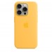 Чехол iPhone 15 Pro Max Silicone Case with MagSafe - Sunshine (MWNK3, MWNP3)