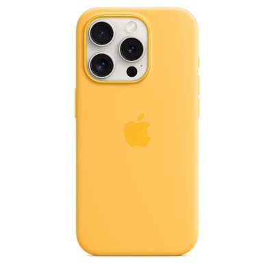 Чехол iPhone 15 Pro Max Silicone Case with MagSafe - Sunshine (MWNK3, MWNP3)