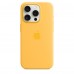 Чехол iPhone 15 Pro Max Silicone Case with MagSafe - Sunshine (MWNK3, MWNP3)