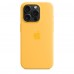 Чехол iPhone 15 Pro Max Silicone Case with MagSafe - Sunshine (MWNK3, MWNP3)