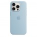 Чехол iPhone 15 Pro Max Silicone Case with MagSafe - Light Blue (MWNM3, MWNR3)