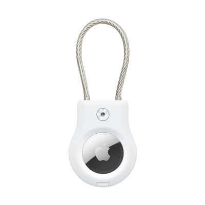Belkin Secure Holder Wire Cable for AirTag - White (HPTX2)