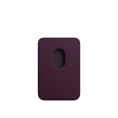 Apple iPhone Leather Wallet with MagSafe - Dark Cherry (MM0T3)