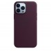 Apple iPhone 13 Pro Max Leather Case with MagSafe - Dark Cherry (MM1M3)