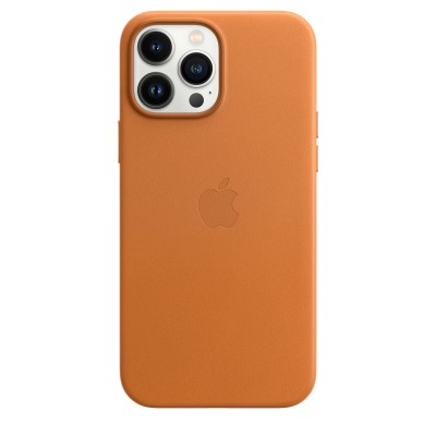Apple iPhone 13 Pro Max Leather Case with MagSafe - Golden Brown (MM1L3)