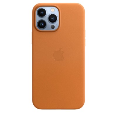 Apple iPhone 13 Pro Max Leather Case with MagSafe - Golden Brown (MM1L3)