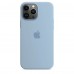 Apple iPhone 13 Pro Max Silicone Case with MagSafe - Blue Fog (MN693)