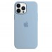 Apple iPhone 13 Pro Max Silicone Case with MagSafe - Blue Fog (MN693)
