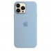 Apple iPhone 13 Pro Max Silicone Case with MagSafe - Blue Fog (MN693)