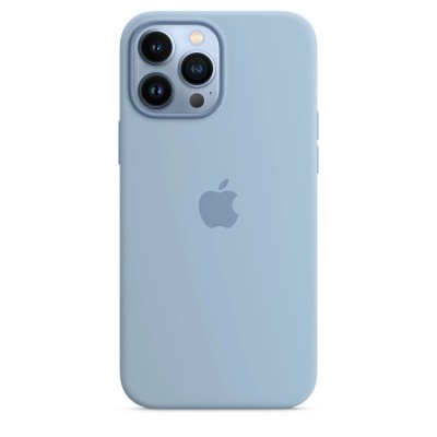 Apple iPhone 13 Pro Max Silicone Case with MagSafe - Blue Fog (MN693)