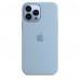 Apple iPhone 13 Pro Max Silicone Case with MagSafe - Blue Fog (MN693)