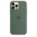 Apple iPhone 13 Pro Max Silicone Case with MagSafe - Eucalyptus (MN6C3)