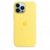 Apple iPhone 13 Pro Max Silicone Case with MagSafe - Lemon Zest (MN6A3)
