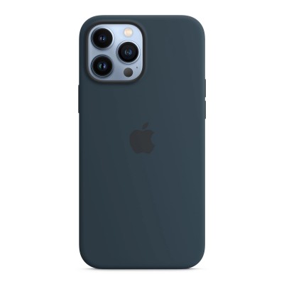 Apple iPhone 13 Pro Max Silicone Case with MagSafe - Abyss Blue (MM2T3)