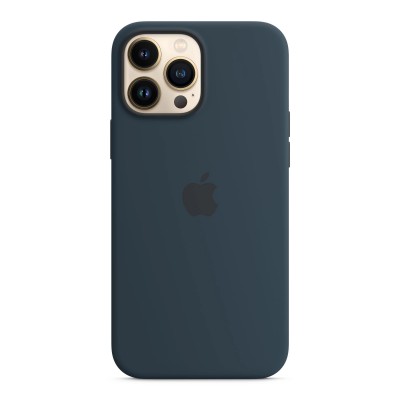 Apple iPhone 13 Pro Max Silicone Case with MagSafe - Abyss Blue (MM2T3)