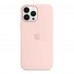 Apple iPhone 13 Pro Max Silicone Case with MagSafe - Chalk Pink (MM2R3)