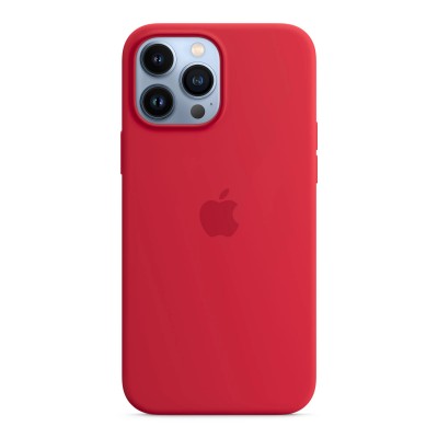 Apple iPhone 13 Pro Max Silicone Case with MagSafe - (PRODUCT)RED (MM2V3)