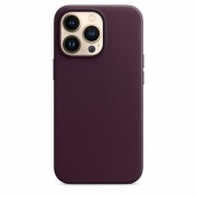 Apple iPhone 13 Pro Leather Case with MagSafe - Dark Cherry (MM1A3)