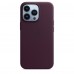 Apple iPhone 13 Pro Leather Case with MagSafe - Dark Cherry (MM1A3)