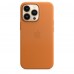 Apple iPhone 13 Pro Leather Case with MagSafe - Golden Brown (MM193)