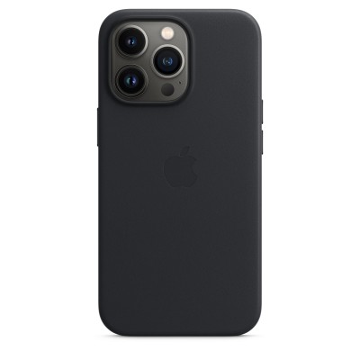 Apple iPhone 13 Pro Leather Case with MagSafe - Midnight (MM1H3)