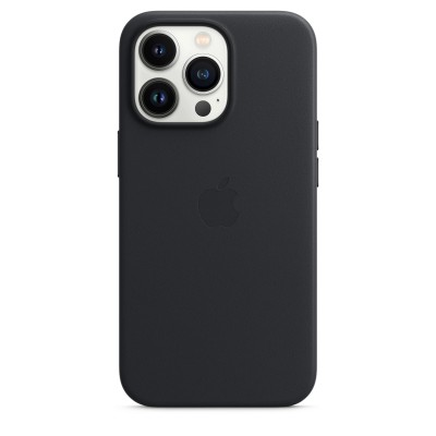 Apple iPhone 13 Pro Leather Case with MagSafe - Midnight (MM1H3)