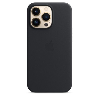 Apple iPhone 13 Pro Leather Case with MagSafe - Midnight (MM1H3)