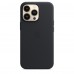Apple iPhone 13 Pro Leather Case with MagSafe - Midnight (MM1H3)
