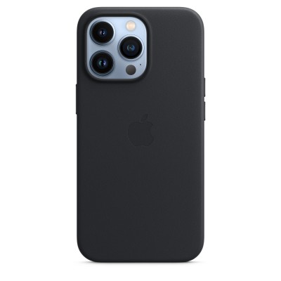 Apple iPhone 13 Pro Leather Case with MagSafe - Midnight (MM1H3)