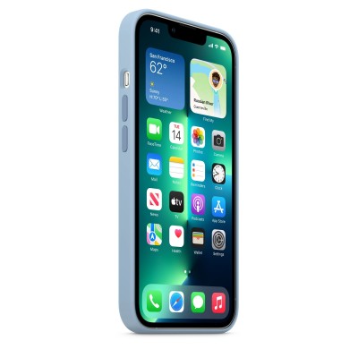Apple iPhone 13 Pro Silicone Case with MagSafe - Blue Fog (MN653)
